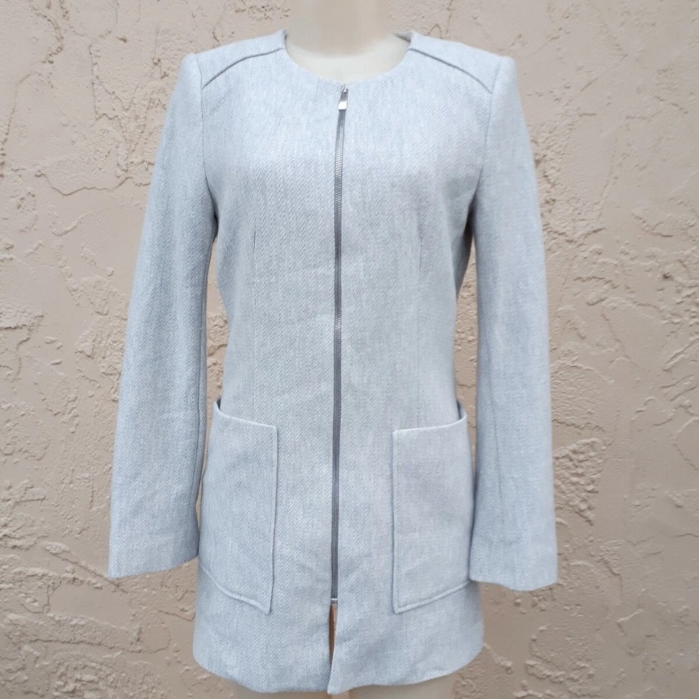 Zara Elegant Women's Gray Coat